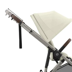 Poussette e-gazelle s seashell beige châssis taupe