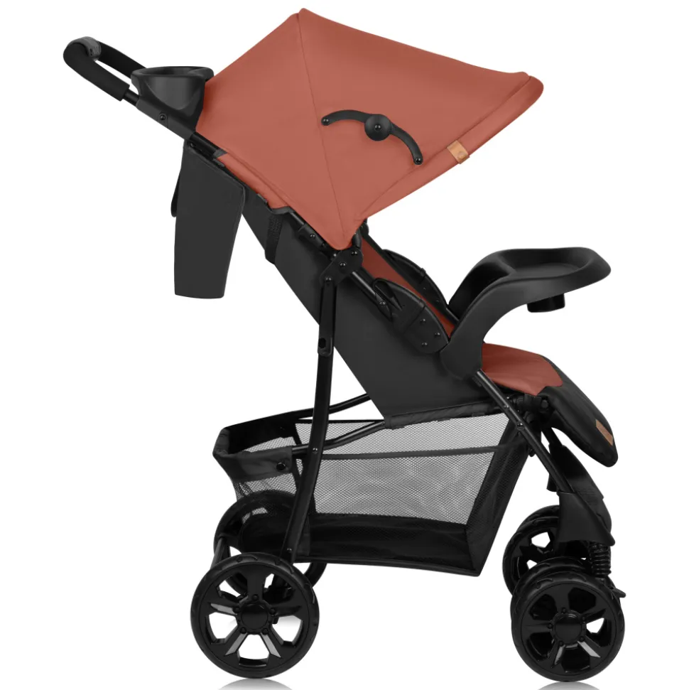Poussette emma plus coral pink