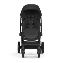 Poussette eos lux 2-en-1 moon black châssis noir