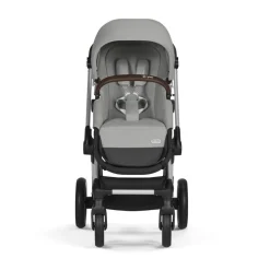 Poussette eos lux 2-en-1 stone grey châssis silver
