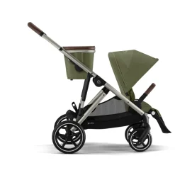 Poussette gazelle s moss green châssis taupe