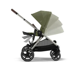 Poussette gazelle s moss green châssis taupe