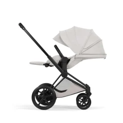 Poussette électrique e-priam 3 city grey châssis matt black