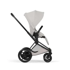 Poussette électrique e-priam 3 city grey châssis matt black