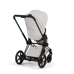 Poussette électrique e-priam 3 city grey châssis matt black