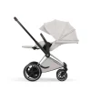 Poussette électrique e-priam 3 city grey châssis chrome