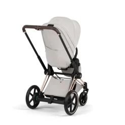Poussette électrique e-priam 3 city grey châssis rosegold