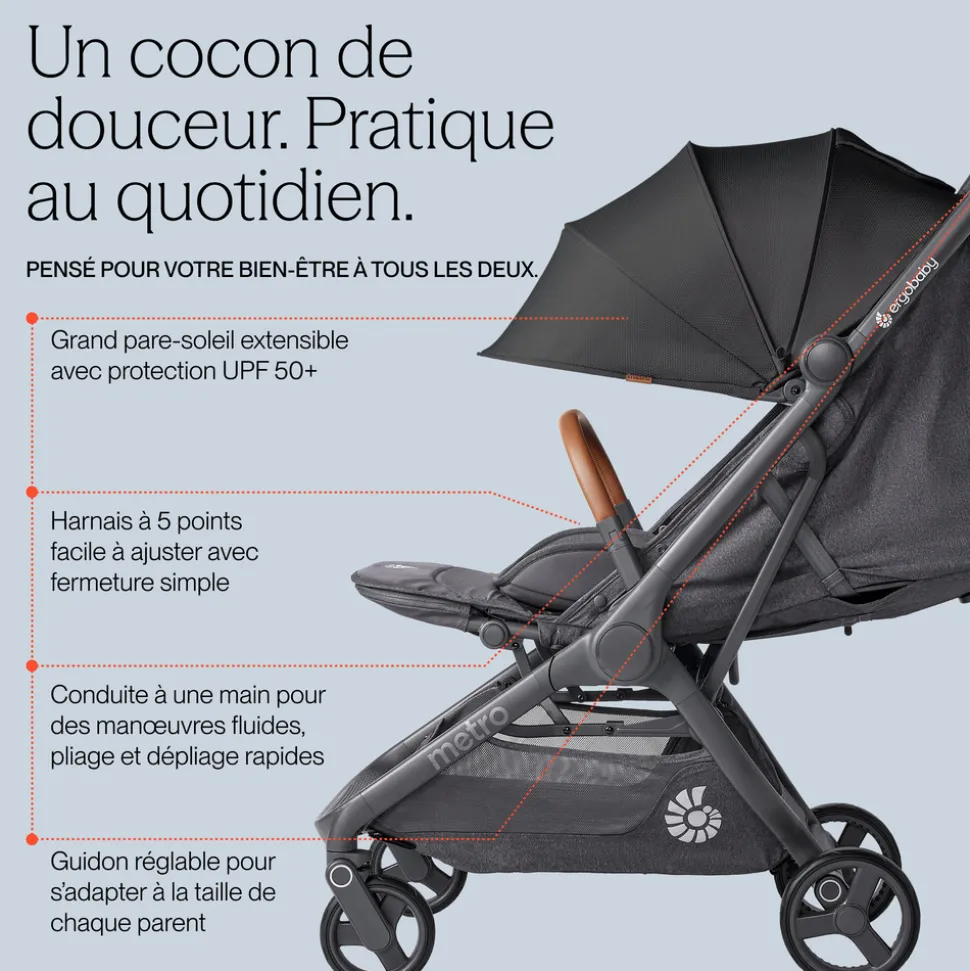 Poussette metro 3 deluxe willow green