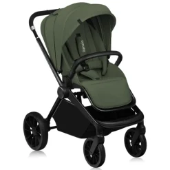Poussette mika plus trio green olive