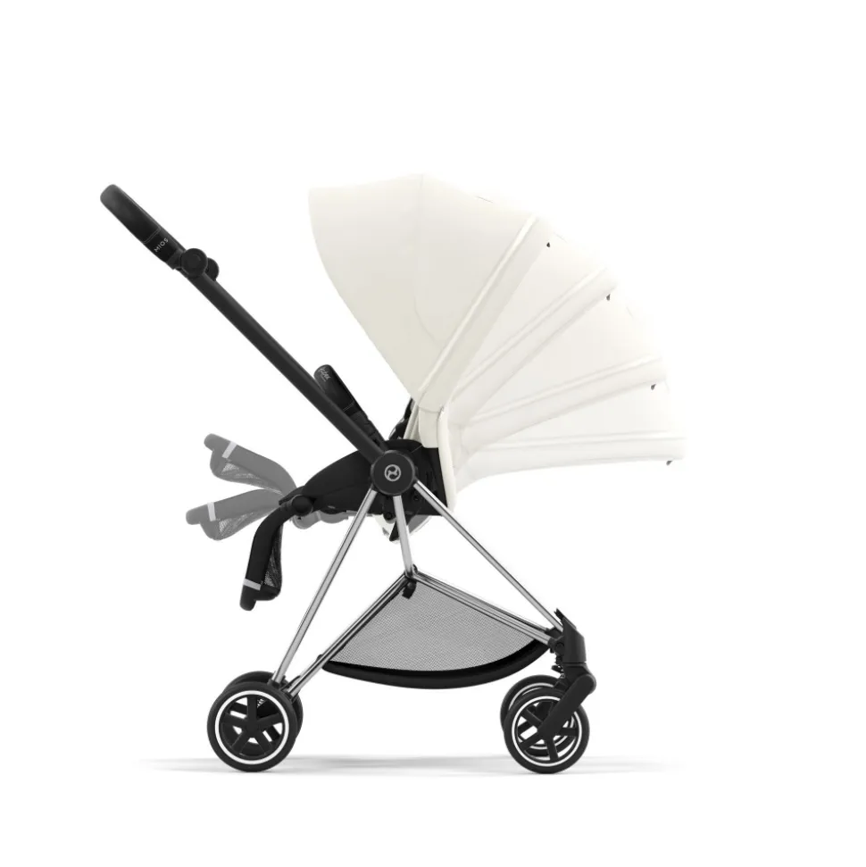 Poussette mios 3 off white châssis chrome black