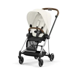 Poussette mios 3 off white châssis chrome brown