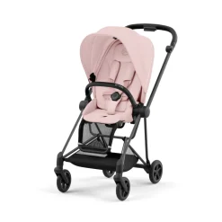 Poussette mios 3 peach pink châssis matt black