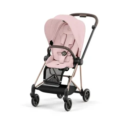 Poussette mios 3 peach pink châssis rose gold