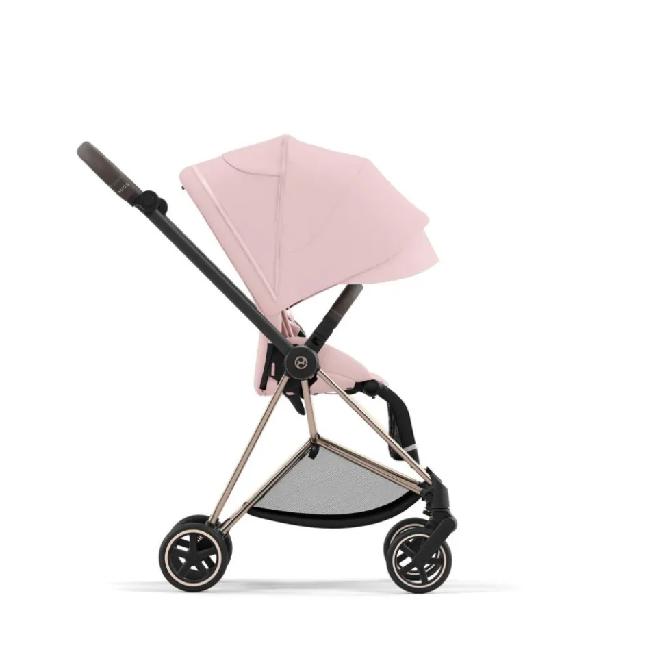 Poussette mios 3 peach pink châssis rose gold