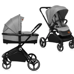 Poussette multifonction mika 2en1 grey stone