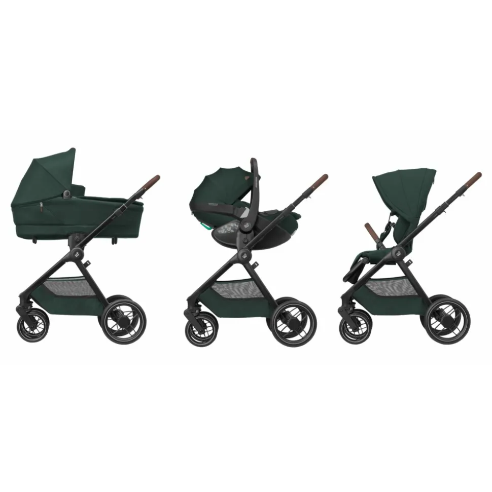 Poussette oxford twillic green