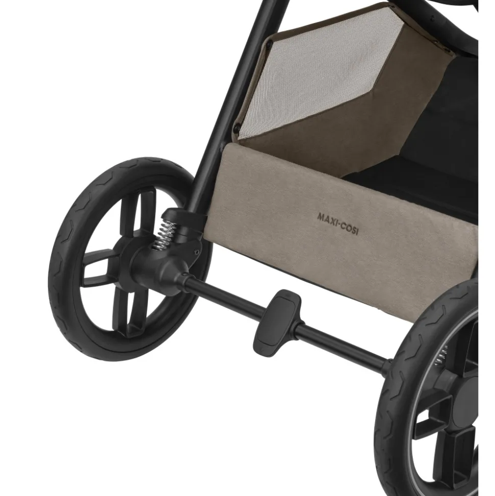 Poussette oxford twillic truffle