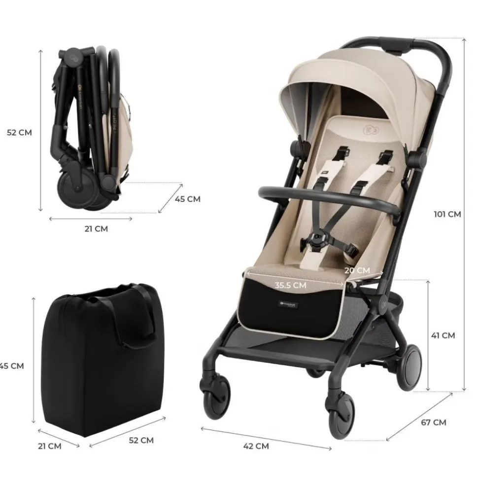 Poussette pilot 2 soft beige