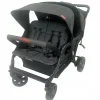 Poussette 4 places lidoo city h4e - full black