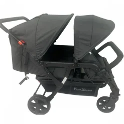 Poussette 4 places lidoo city h4e - full black