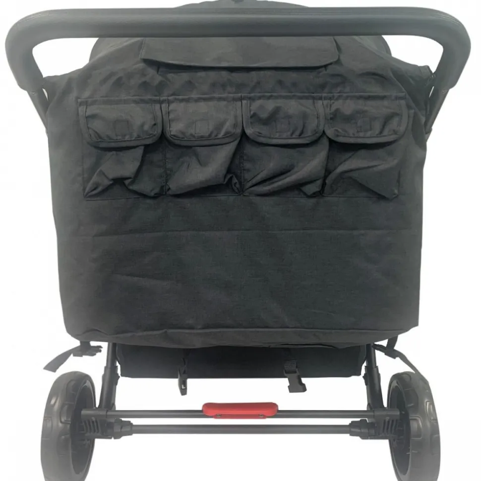 Poussette 4 places lidoo city h4e - full black