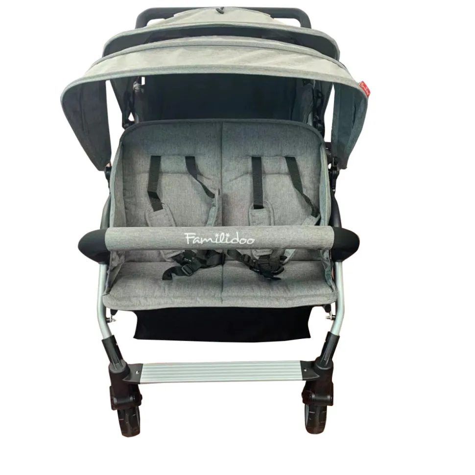 Poussette 4 places lidoo city h4e - full grey