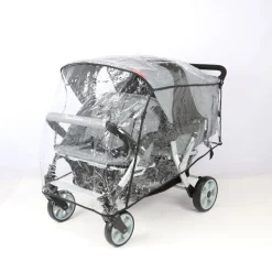 Poussette 4 places lidoo city h4e - full grey