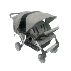 Poussette 4 places lidoo city h4e - full grey