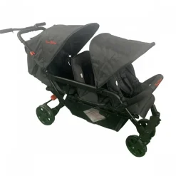 Poussette 3 places lidoo h3e + ergondrive full black