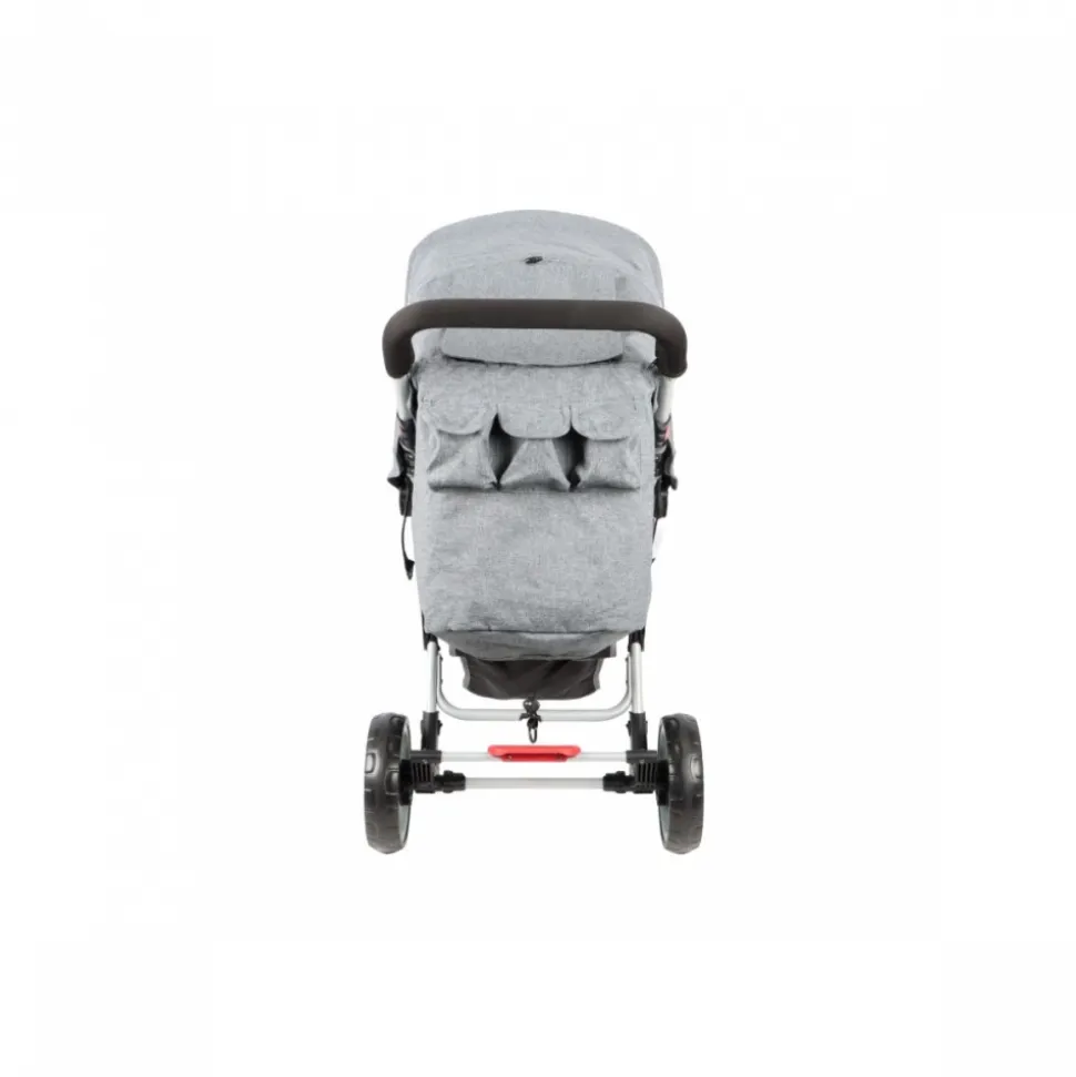 Poussette 3 places lidoo h3e + ergondrive full grey