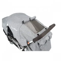 Poussette 3 places lidoo h3e + ergondrive full grey
