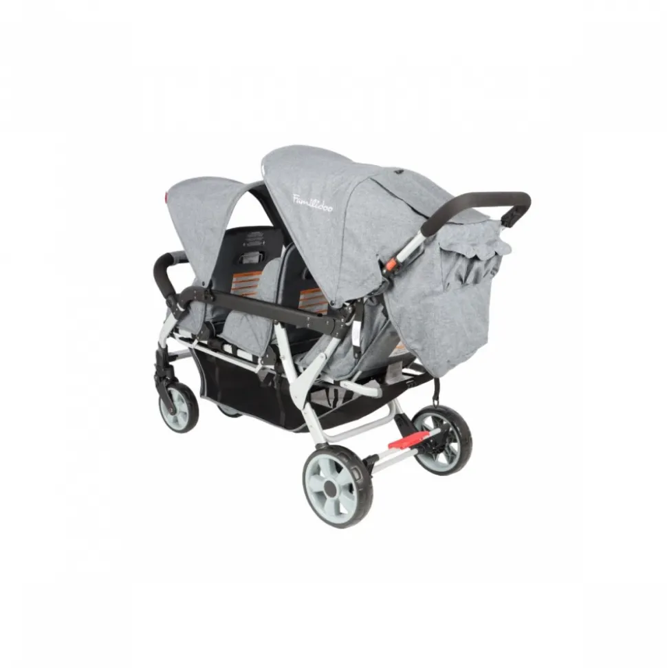 Poussette 3 places lidoo h3e + ergondrive full grey