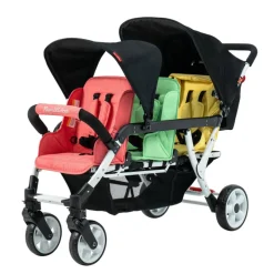Poussette 3 places lidoo h3e + ergondrive