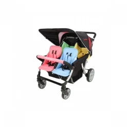 Poussette 4 places lidoo star dj04frl+