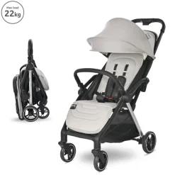 Poussette pliante loret gris