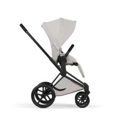 Poussette priam 5 city grey châssis matt black