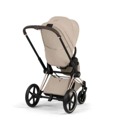 Poussette priam 5 cozy beige châssis rosegold