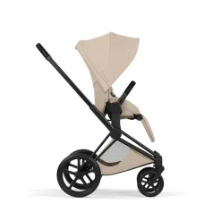 Poussette priam 5 cozy beige châssis matt black
