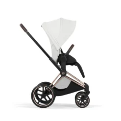 Poussette priam 5 off white châssis rosegold