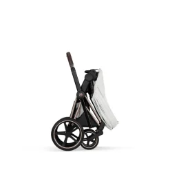 Poussette priam 5 off white châssis rosegold