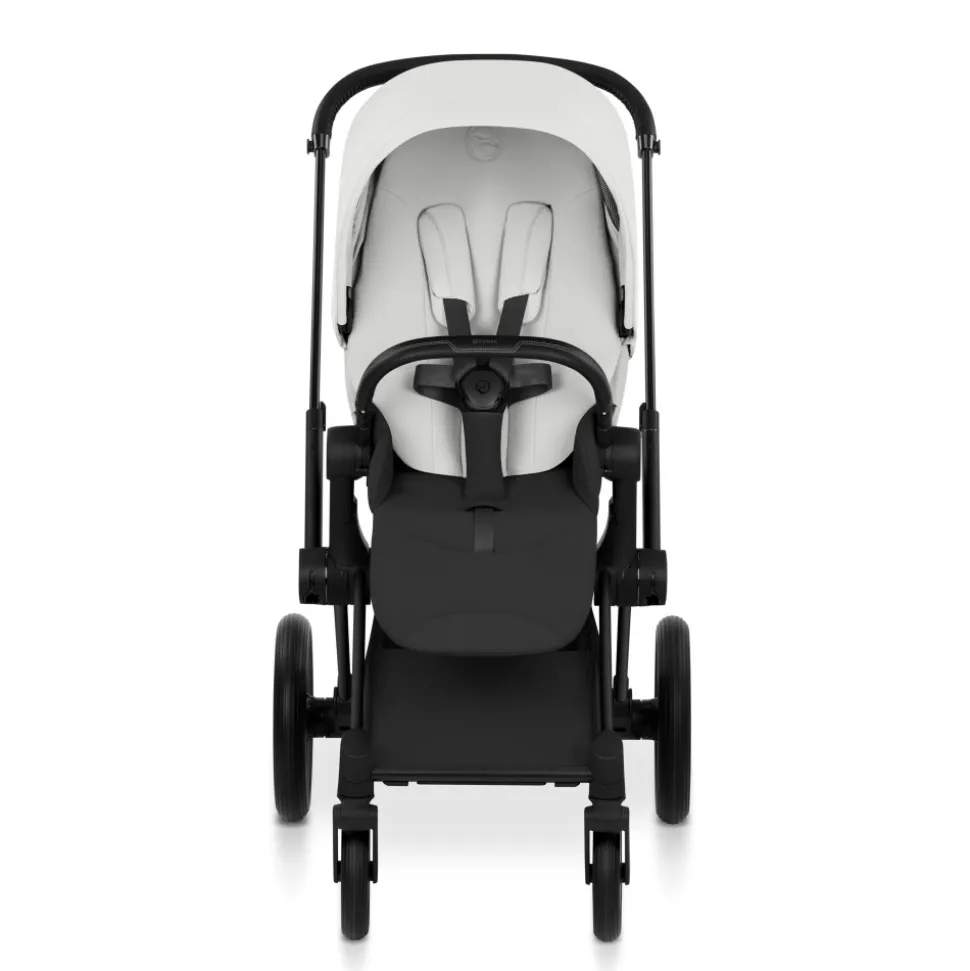 Poussette priam 5 off white châssis matt black
