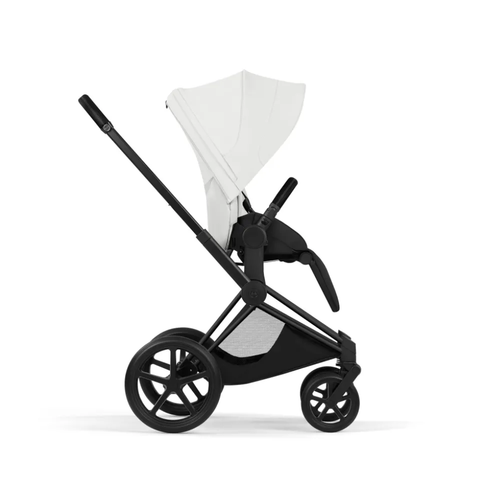Poussette priam 5 off white châssis matt black