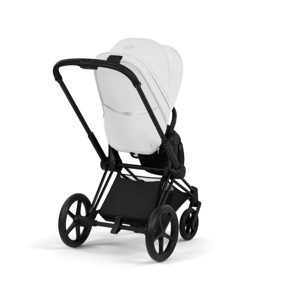 Poussette priam 5 off white châssis matt black
