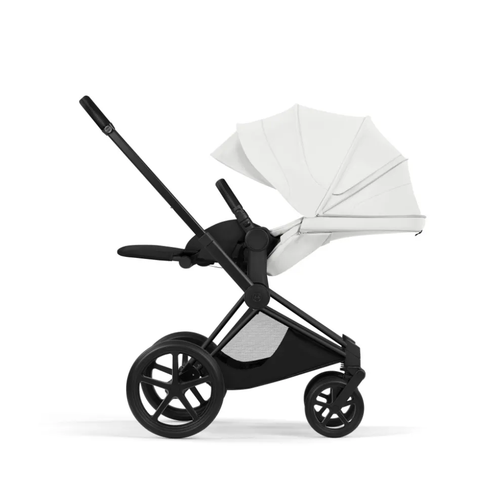 Poussette priam 5 off white châssis matt black