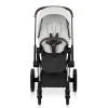 Poussette priam 5 off white châssis chrome