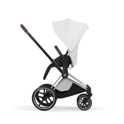 Poussette priam 5 off white châssis chrome