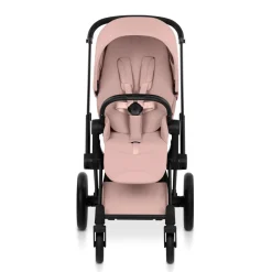 Poussette priam 5 peach pink châssis matt black