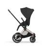 Poussette priam 5 sepia black châssis rosegold