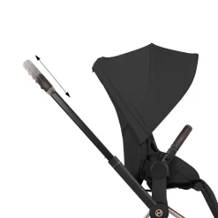 Poussette priam 5 sepia black châssis matt black