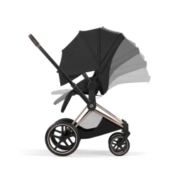 Poussette priam 5 sepia black châssis matt black